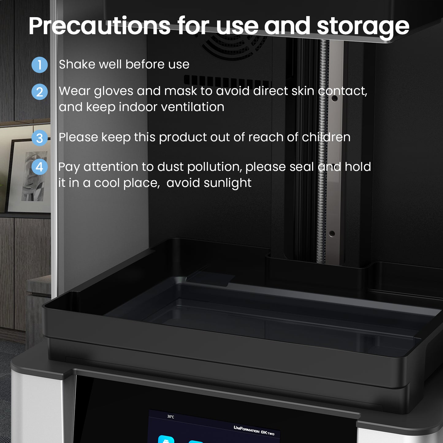 Uniformation PLA Plant-Based Resin（X15 Transparent）